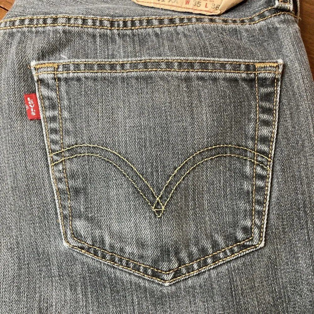 Vintage Levi's Original Button-Fly 501XX Jeans Men's 35 X 32 Black Straight Leg